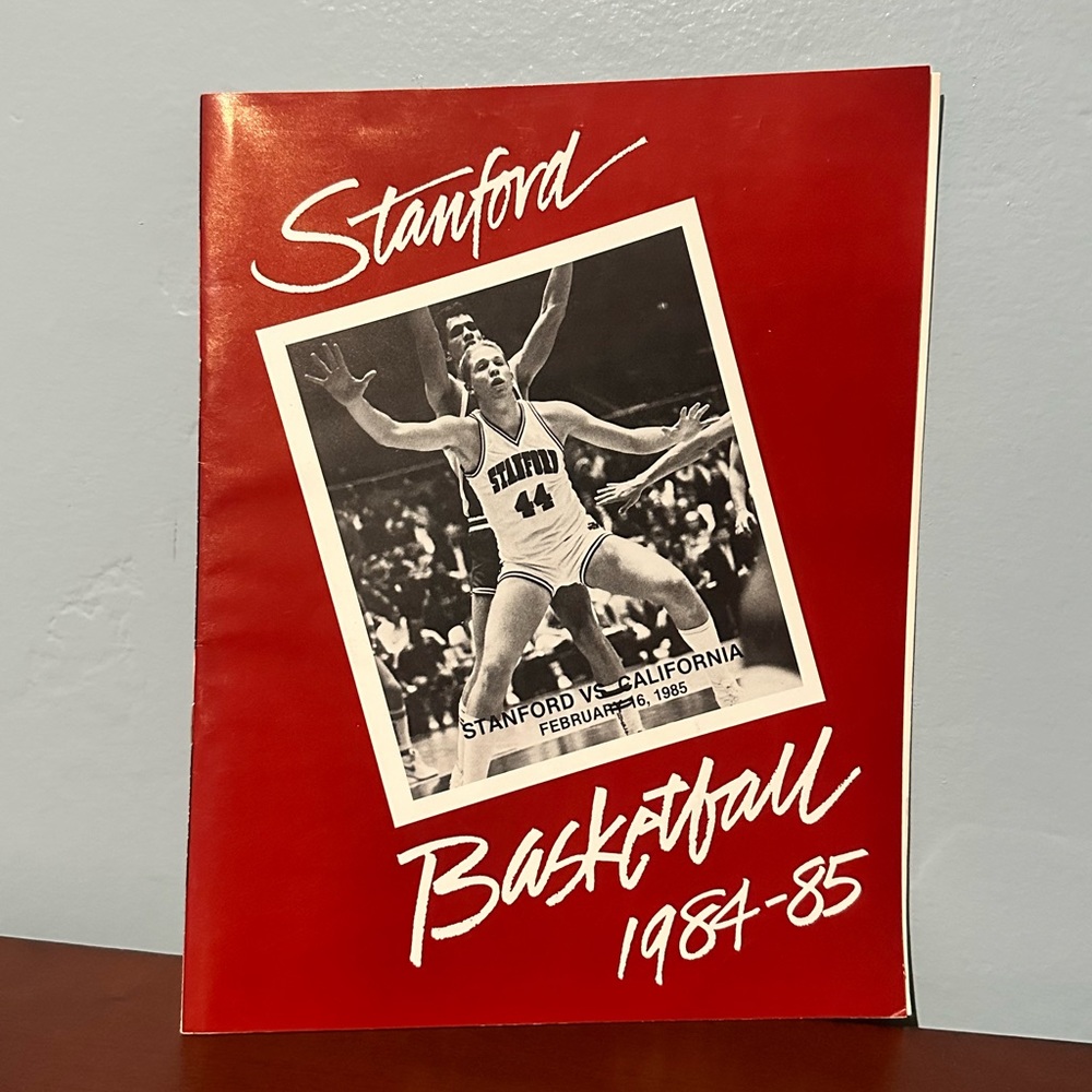 1984-85 Stanford Cardinals vs CAL Golden Bears Basketball Program Archrivals